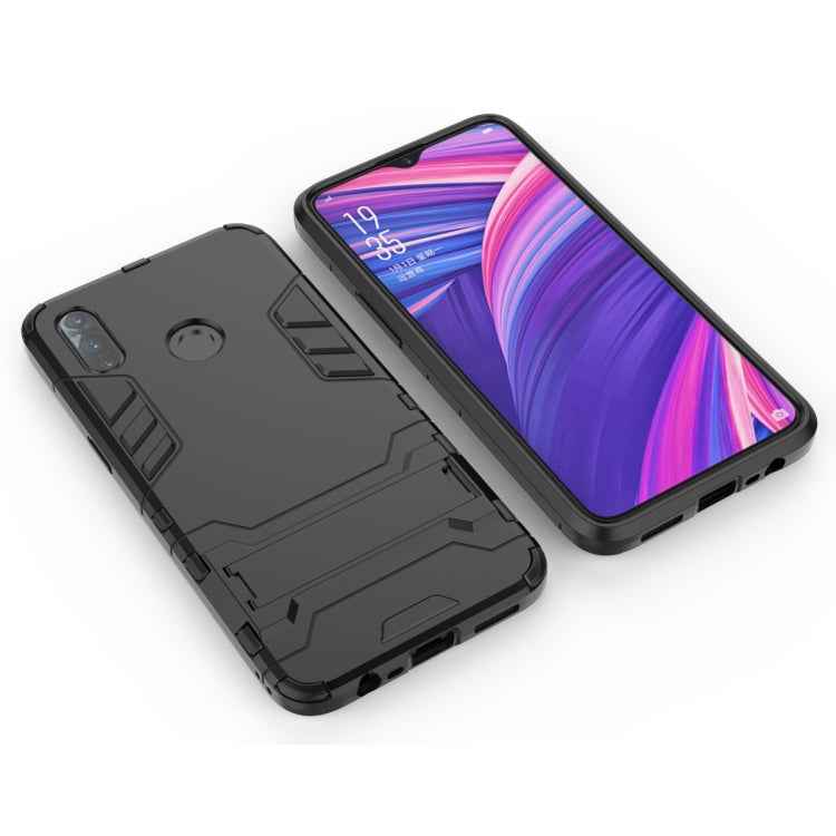 Shockproof PC + TPU Case with Holder for