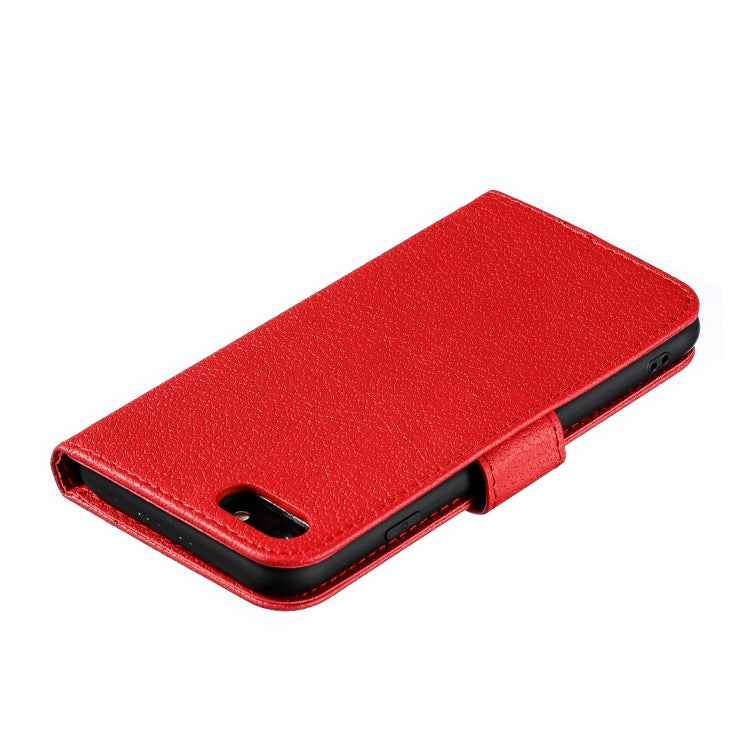 Feather Pattern Litchi Texture Horizontal Flip Leather Case with Wallet & Holder & Card Slots