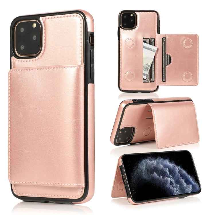 Shockproof PU + TPU Protective Case with Card Slots & Holder