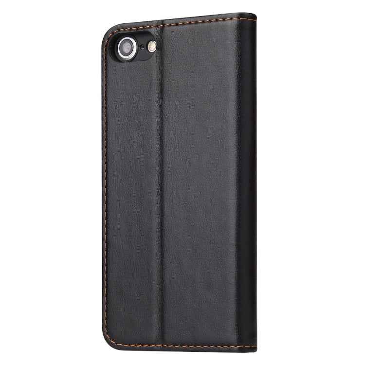 Fierre Shann PU Genuine Leather Texture Horizontal Flip Leather Case with Holder & Card Slots & Wallet For iPhone 8 / 7 / SE 2020, For iPhone 8 / 7 / SE 2022 / SE 2020
