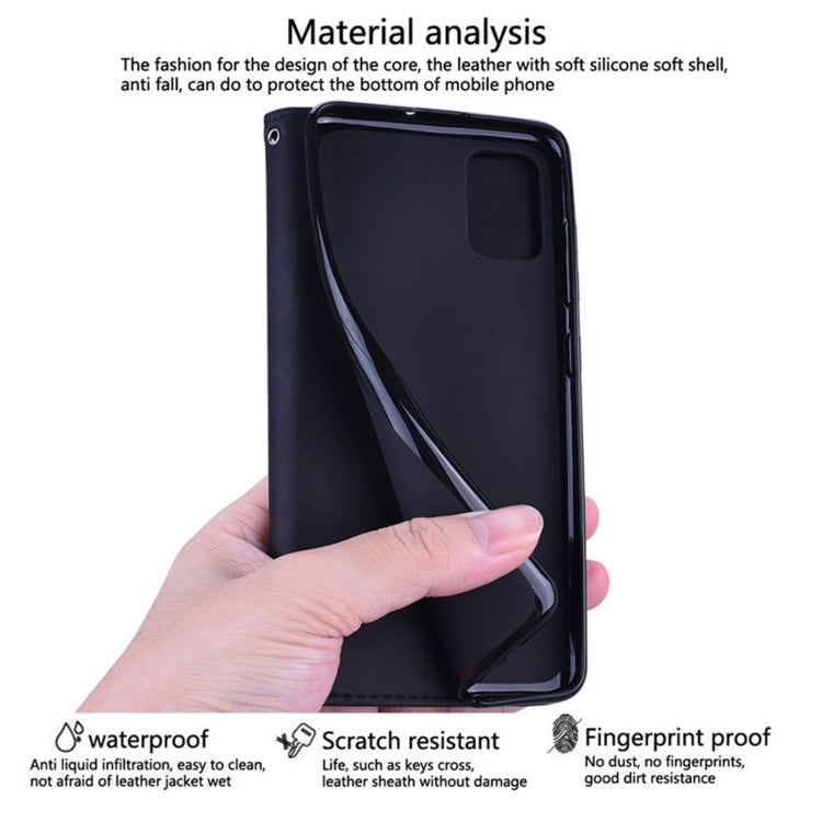 Frosted Business Magnetic Horizontal Flip PU Leather Case with Holder & Card Slot & Lanyard, For iPhone 12 / 12 Pro, For iPhone 12 Pro Max