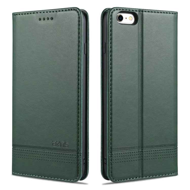 AZNS Magnetic Calf Texture Horizontal Flip Leather Case with Card Slots & Holder & Wallet, For iPhone 6, For iPhone 6 Plus, For iPhone 8 / 7, For iPhone 8 Plus/7 Plus, For iPhone XR, For iPhone XS Max