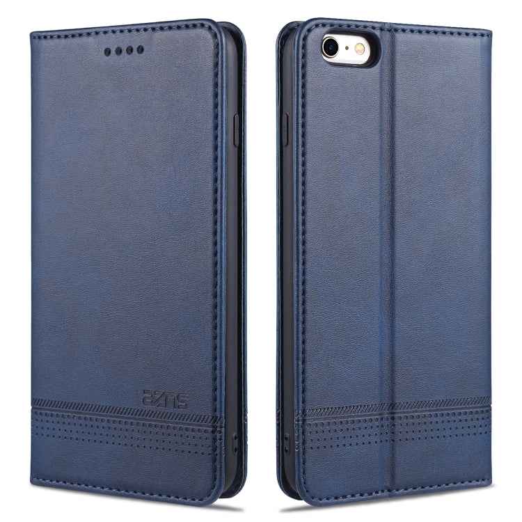 AZNS Magnetic Calf Texture Horizontal Flip Leather Case with Card Slots & Holder & Wallet, For iPhone 6, For iPhone 6 Plus, For iPhone 8 / 7, For iPhone 8 Plus/7 Plus, For iPhone XR, For iPhone XS Max