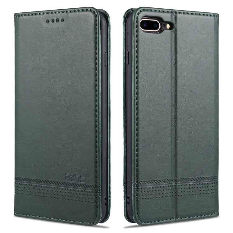 AZNS Magnetic Calf Texture Horizontal Flip Leather Case with Card Slots & Holder & Wallet, For iPhone 6, For iPhone 6 Plus, For iPhone 8 / 7, For iPhone 8 Plus/7 Plus, For iPhone XR, For iPhone XS Max