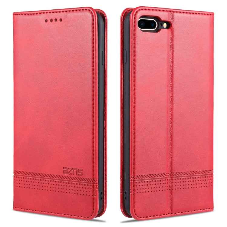AZNS Magnetic Calf Texture Horizontal Flip Leather Case with Card Slots & Holder & Wallet, For iPhone 6, For iPhone 6 Plus, For iPhone 8 / 7, For iPhone 8 Plus/7 Plus, For iPhone XR, For iPhone XS Max