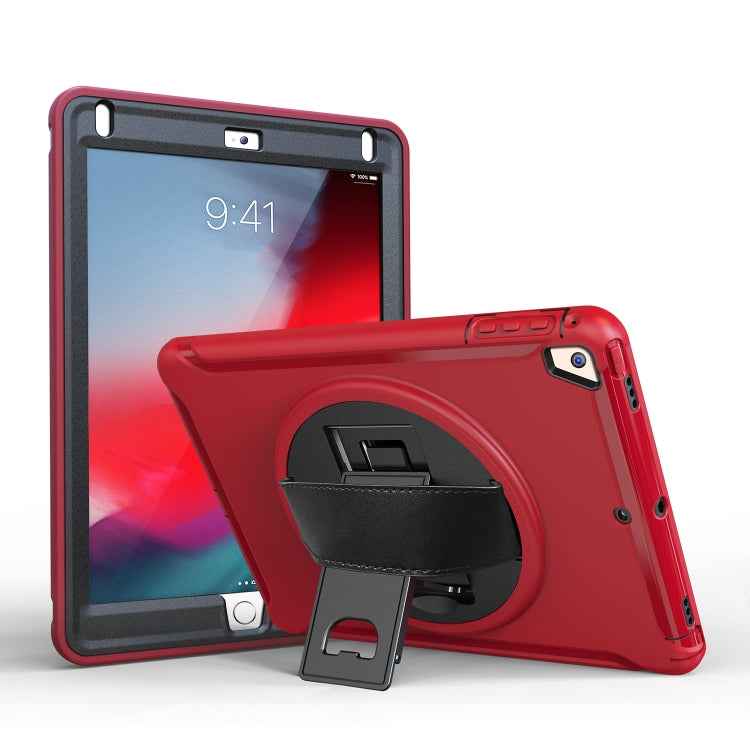 360 Degree Rotation PC+TPU Protective Cover with Holder & Hand Strap