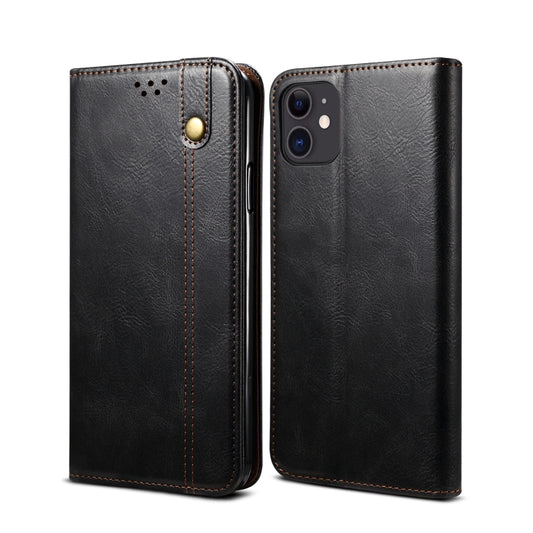 Simple Wax Crazy Horse Texture Horizontal Flip Leather Case with Card Slots & Wallet, For iPhone 11, For iPhone 11 Pro, For iPhone 11 Pro Max, For iPhone 12 mini, For iPhone 12 / 12 Pro, For iPhone 12 Pro Max, For iPhone XR, For iPhone XS / X          ...