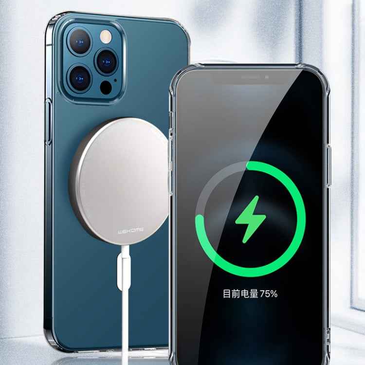 WK WPC-007 iDeal Series Magsafe Case Magnetic Ring All-inclusive Clear TPU Transparent Shockproof Case, For iPhone 11, For iPhone 11 Pro, For iPhone 11 Pro Max, For iPhone 12 Mini, For iPhone 12 / 12 Pro, For iPhone 12 Pro Max