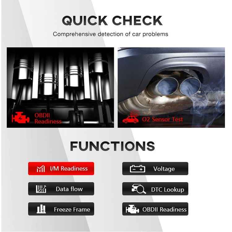 KONNWEI KW860 Car 2.8 inch TFT Color Screen Battery Tester Support 8 Languages / I Key Analysis Function