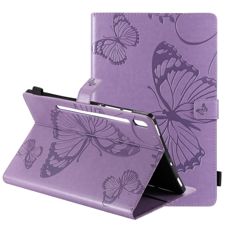 Pressed Printing Butterfly Pattern Horizontal Flip Leather Case with Holder & Card Slots & Wallet & Sleep / Wake-up Function, For iPad Air 2022 / 2020 10.9 /iPad Pro 11 2020 / 2018, For Lenovo Tab M10 Plus TB-X606F, For Samsung Galaxy S6 Lite P610     ...