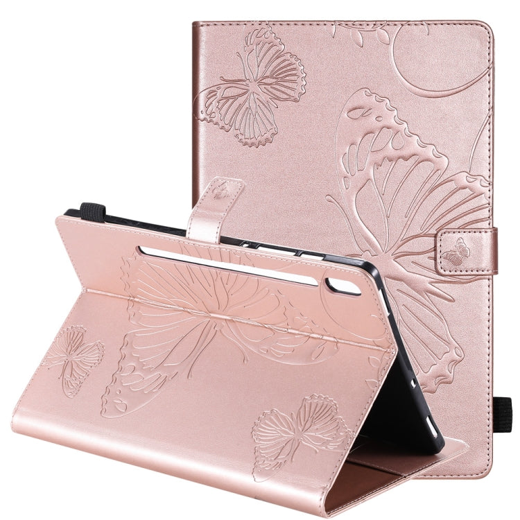 Pressed Printing Butterfly Pattern Horizontal Flip Leather Case with Holder & Card Slots & Wallet & Sleep / Wake-up Function, For iPad Air 2022 / 2020 10.9 /iPad Pro 11 2020 / 2018, For Lenovo Tab M10 Plus TB-X606F, For Samsung Galaxy S6 Lite P610     ...
