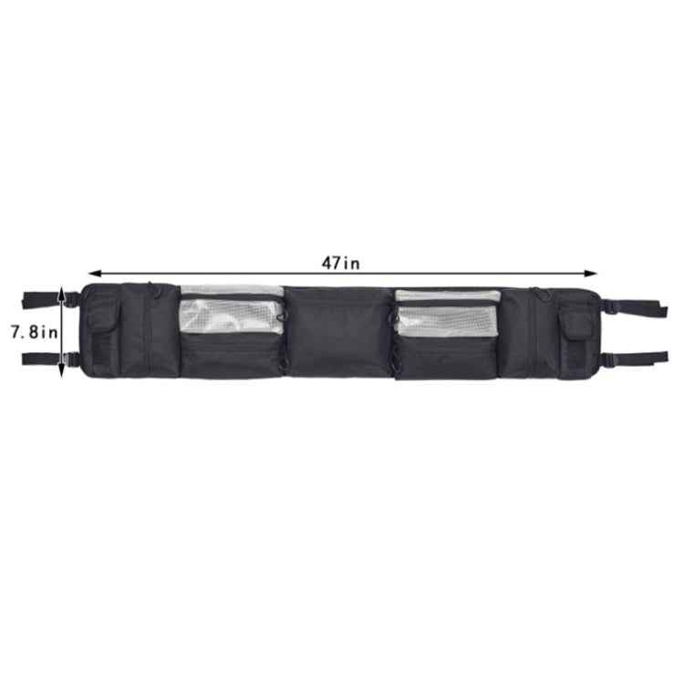 Car Roll Bar Storage Bag Organizer for Jeep Wrangler LJ TJ JK JL 1955-2020