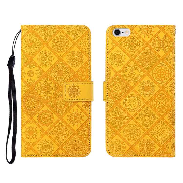 Ethnic Style Embossed Pattern Horizontal Flip Leather Case with Holder & Card Slots & Wallet & Lanyard, For iPhone 6, For iPhone 6 Plus, For iPhone 8 Plus / 7 Plus, For iPhone 11, For iPhone 11 Pro, For iPhone 11 Pro Max