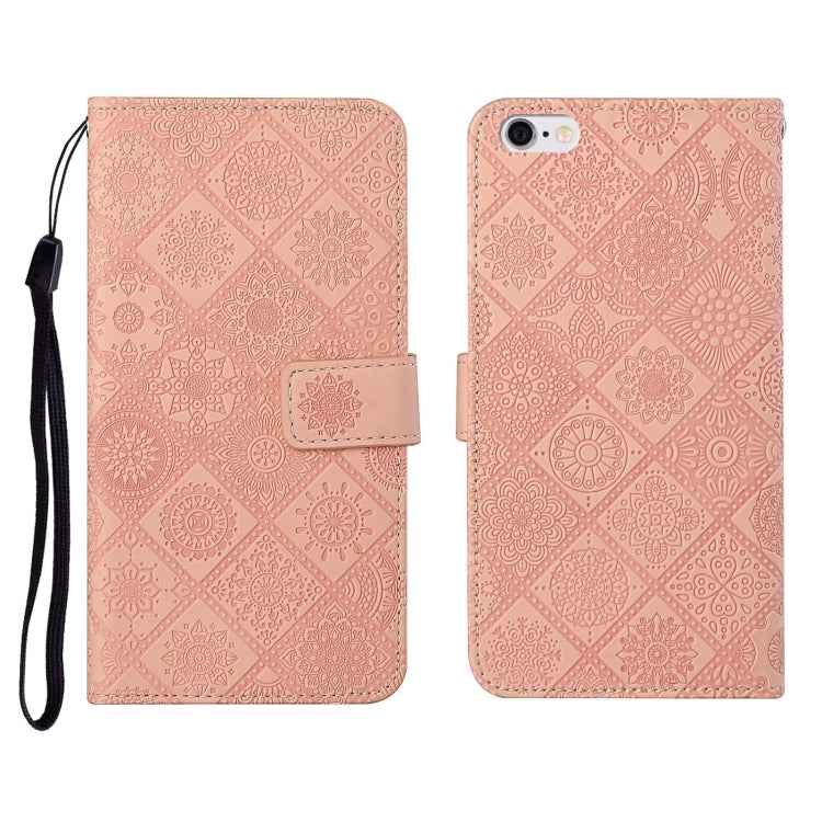 Ethnic Style Embossed Pattern Horizontal Flip Leather Case with Holder & Card Slots & Wallet & Lanyard, For iPhone 12, For iPhone 12 Mini, For iPhone 12 Pro Max, For iPhone SE 2022 / SE 2020 / 8 / 7, For iPhone XR, For iPhone XS Max