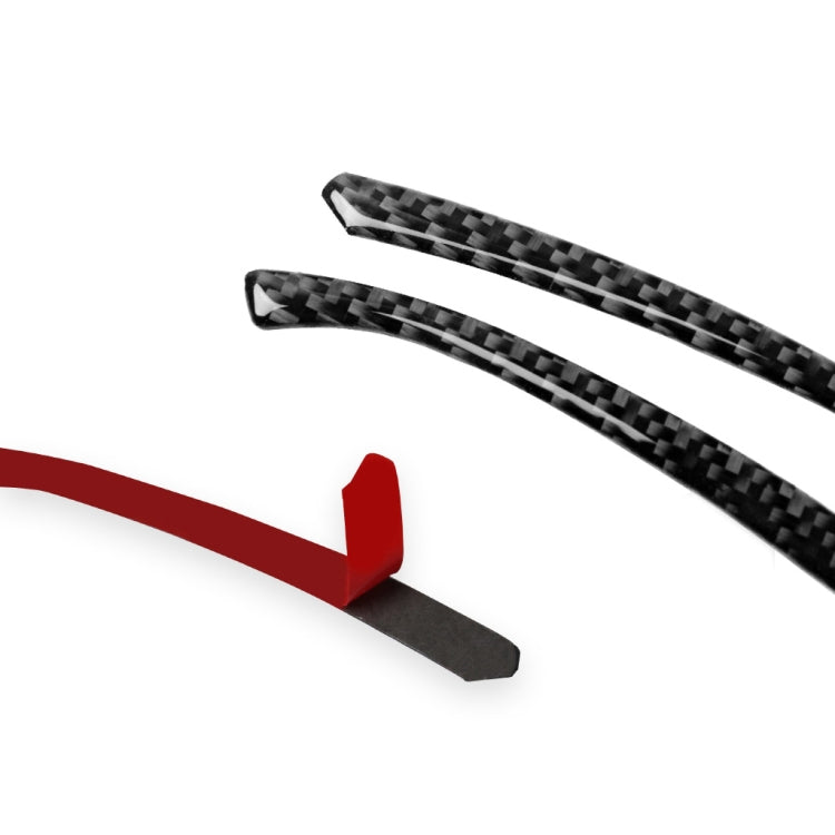 Car Carbon Fiber Dashboard Decorative Strip for Nissan 370Z Z34 2009-, Left and Right Drive Universal, Dashboard