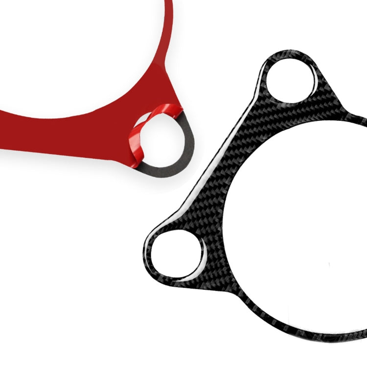 Car Carbon Fiber Whole Gear Position Console Panel Decorative Sticker for Nissan 370Z Z34 2009-, Left and Right Drive Universal, Whole Gear Position Console Panel