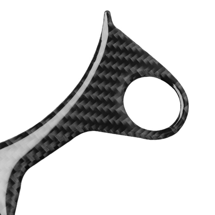 Car Carbon Fiber Half Gear Position Console Panel Decorative Sticker for Nissan 370Z Z34 2009-, Left and Right Drive Universal, Half Gear Position Console Panel