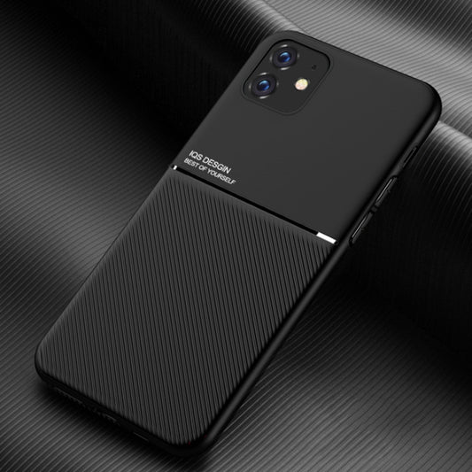 Classic Tilt Strip Grain Magnetic Shockproof PC + TPU Case, For iPhone 11, For iPhone 11 Pro, For iPhone 11 Pro Max, For iPhone 12 mini, For iPhone 12 / 12 Pro, For iPhone 12 Pro Max
