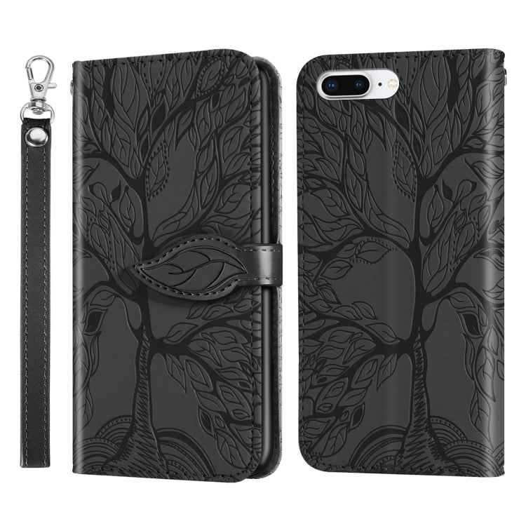 Life of Tree Embossing Pattern Horizontal Flip Leather Case with Holder & Card Slot & Wallet & Photo Frame & Lanyard, For iPhone 6 & 6s, For iPhone 6 Plus & 6s Plus, For iPhone 8 & 7, For iPhone 8 Plus & 7 Plus, For iPhone 11 Pro, For iPhone 11        ...