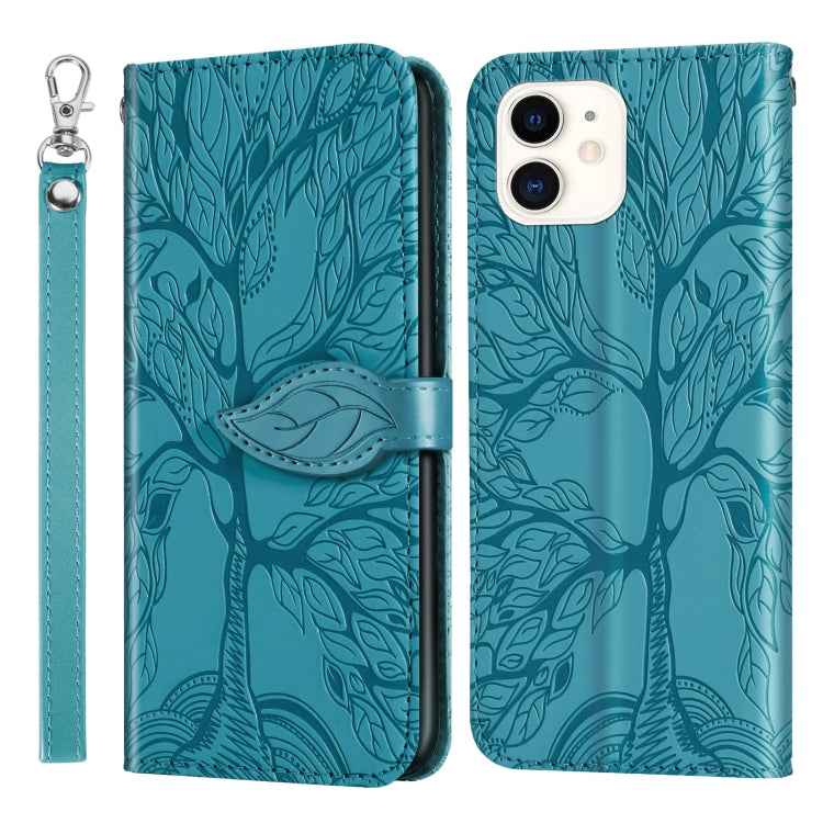 Life of Tree Embossing Pattern Horizontal Flip Leather Case with Holder & Card Slot & Wallet & Photo Frame & Lanyard, For iPhone 6 & 6s, For iPhone 6 Plus & 6s Plus, For iPhone 8 & 7, For iPhone 8 Plus & 7 Plus, For iPhone 11 Pro, For iPhone 11        ...