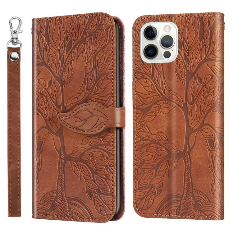 Life of Tree Embossing Pattern Horizontal Flip Leather Case with Holder & Card Slot & Wallet & Photo Frame & Lanyard, For iPhone 6 & 6s, For iPhone 6 Plus & 6s Plus, For iPhone 8 & 7, For iPhone 8 Plus & 7 Plus, For iPhone 11 Pro, For iPhone 11        ...