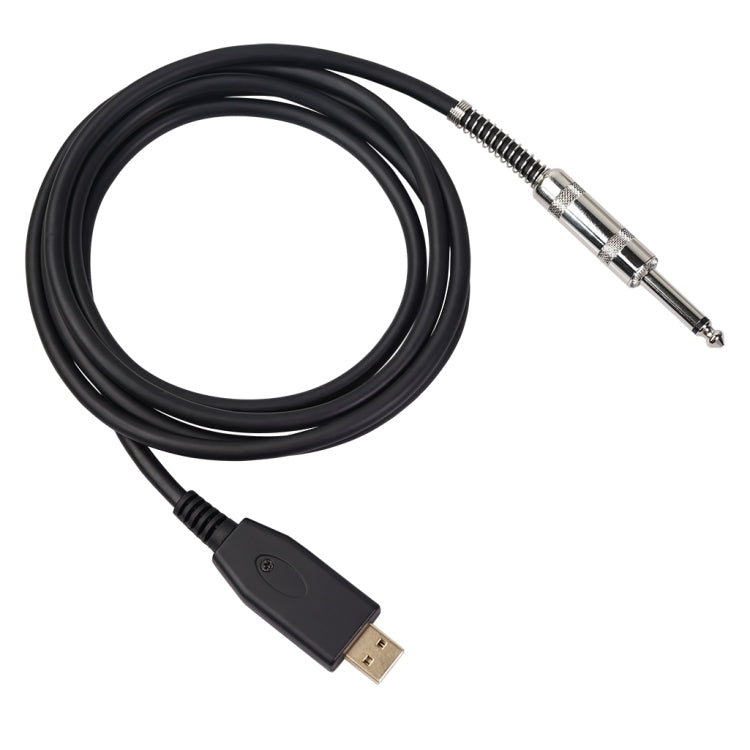 US48S USB to 6.35mm Electric Guitar Recording Cable, 2m, 3m