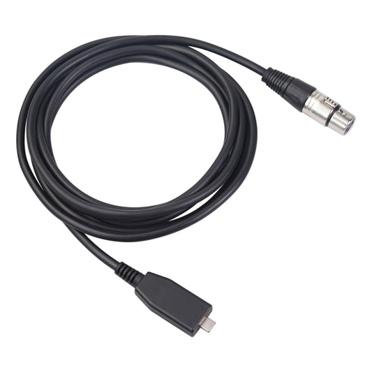 TY18 USB-C / Type-C Male to Cannon Female Microphone Recording Cable, 2m, 3m