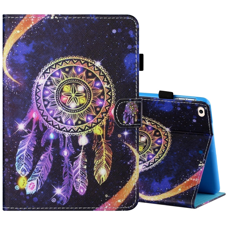 Sewing Thread Horizontal Painted Flat Leather Case with Pen Cover & Anti Skid Strip & Card Slot & Holder & Sleep / Wake-up Function, For iPad Mini 5 / 4 / 3 / 2 / 1, For iPad 10.2 / iPad Air 10.5 (2019), For iPad Pro 11 inch (2020) / (2018), For iPad Air