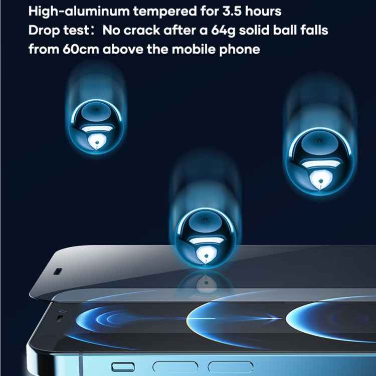 ROCK Full Screen Borderless Tempered Glass Film, For iPhone 12 / 12 Pro
