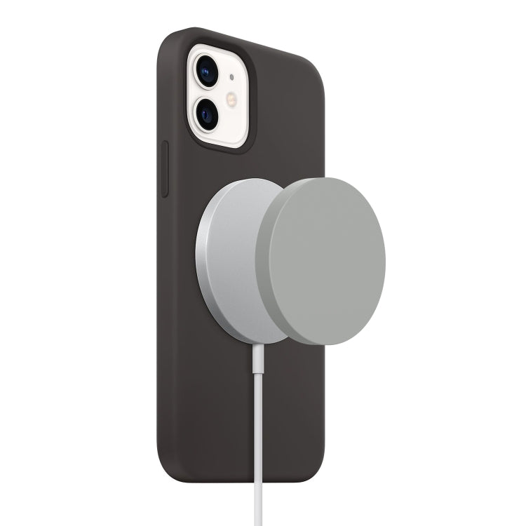 Magsafe Wireless Charger Silicone Protective Case, Wine Red, Green, Warm White, Light Purple, Dark Blue, Pink, Black, Red, Grey