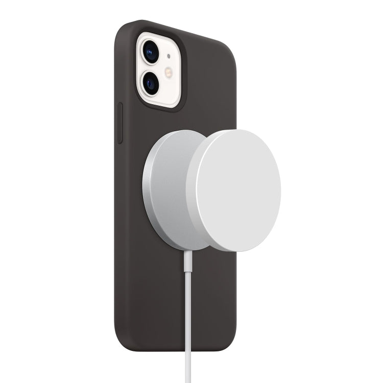 Magsafe Wireless Charger Silicone Protective Case, Wine Red, Green, Warm White, Light Purple, Dark Blue, Pink, Black, Red, Grey