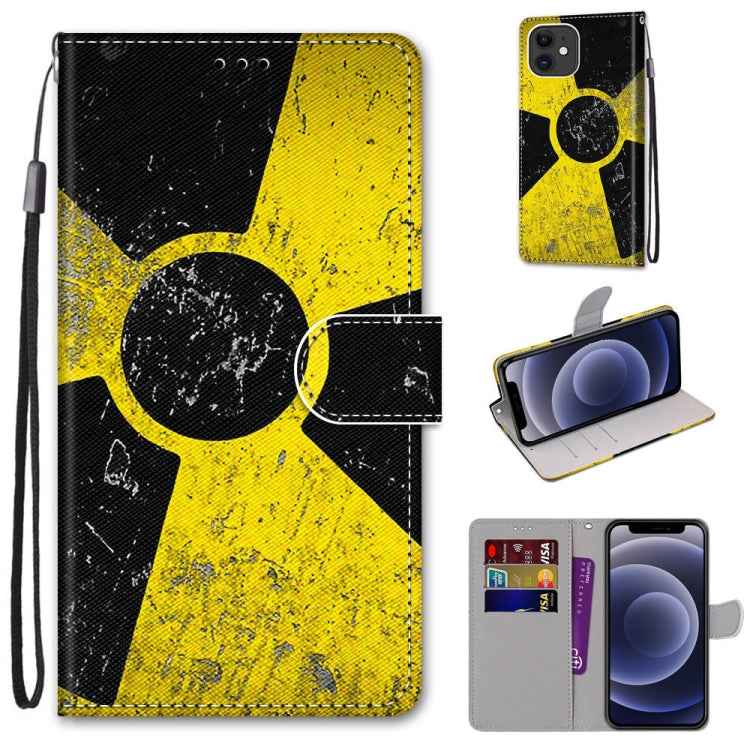Coloured Drawing Cross Texture Horizontal Flip PU Leather Case with Holder & Card Slots & Wallet & Lanyard, For iPhone 11 Pro Max, For iPhone 12 mini