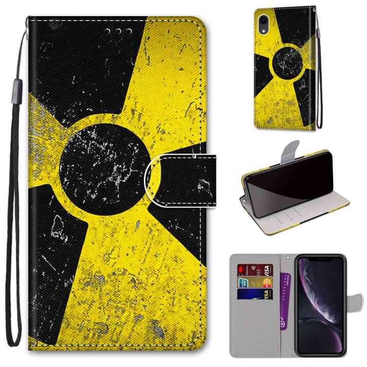 Coloured Drawing Cross Texture Horizontal Flip PU Leather Case with Holder & Card Slots & Wallet & Lanyard, For iPhone XS / X, For iPhone XR