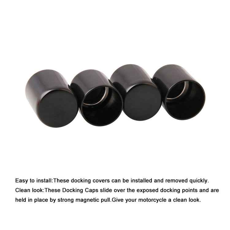 1 Pair Motorcycle Docking Hardware Point Cover Kit for Harley