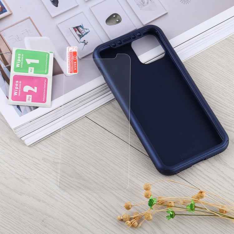 Shockproof PC Full Coverage Protective Case with Tempered Glass Film