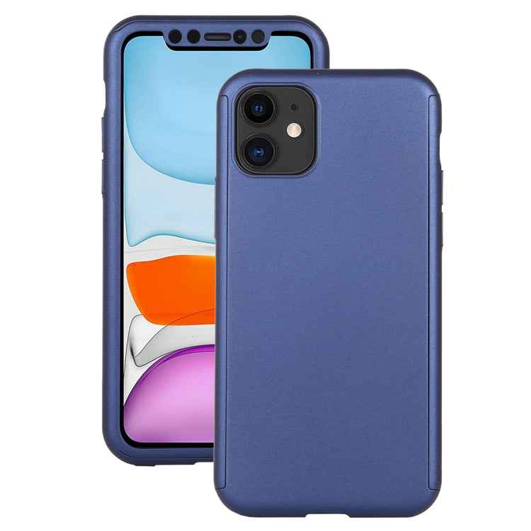 Shockproof PC Full Coverage Protective Case with Tempered Glass Film