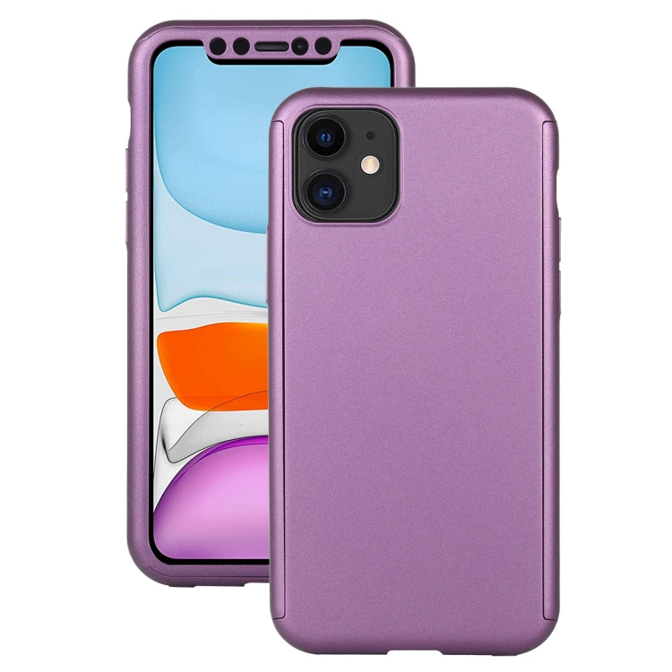 Shockproof PC Full Coverage Protective Case with Tempered Glass Film, For iPhone 11 Pro, For iPhone 11, For iPhone 11 Pro Max