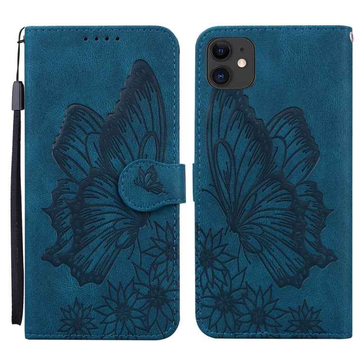 Retro Skin Feel Butterflies Embossing Horizontal Flip Leather Case with Holder & Card Slots & Wallet, For iPhone 6 / 6s, For iPhone 6 Plus / 6s Plus, For iPhone SE 2022 / SE 2020 / 8 / 7, For iPhone 8 Plus / 7Plus, For iPhone 11, For iPhone 11 Pro     ...