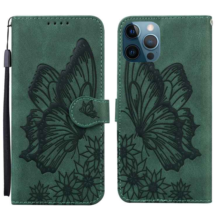 Retro Skin Feel Butterflies Embossing Horizontal Flip Leather Case with Holder & Card Slots & Wallet, For iPhone 12 Pro Max, For iPhone XR, For iPhone X / XS, For iPhone XS Max