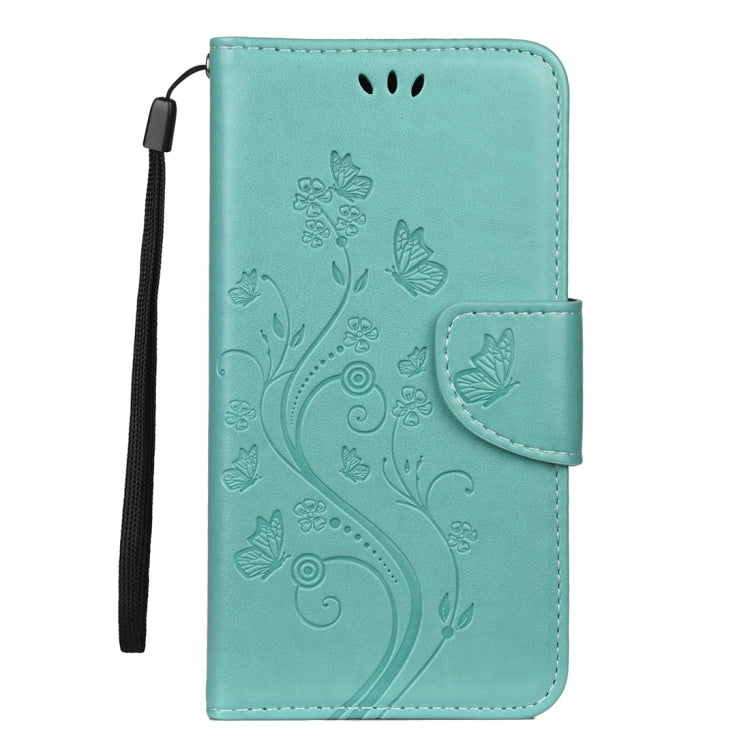Butterfly Flower Pattern Horizontal Flip Leather Case with Holder & Card Slots & Wallet