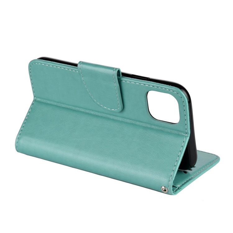 Butterfly Flower Pattern Horizontal Flip Leather Case with Holder & Card Slots & Wallet