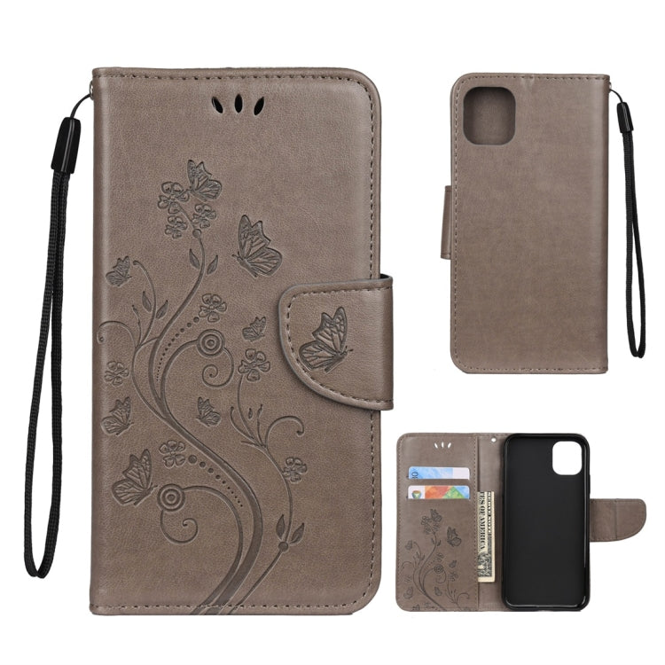 Butterfly Flower Pattern Horizontal Flip Leather Case with Holder & Card Slots & Wallet