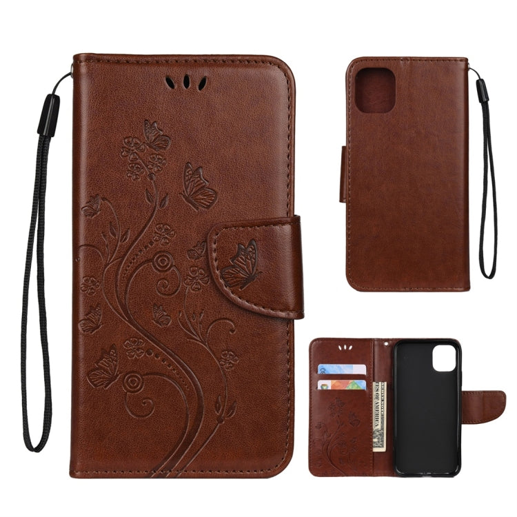 Butterfly Flower Pattern Horizontal Flip Leather Case with Holder & Card Slots & Wallet