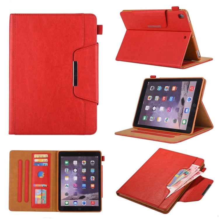 For iPad 10.2 inch Business Style Horizontal Flip Leather Case with Holder & Card Slot & Photo Frame & Wallet
