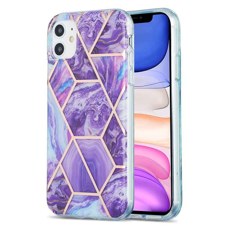 3D Electroplating Marble Pattern TPU Protective Case, For iPhone 11, For iPhone 11 Pro, For iPhone 11 Pro Max, For iPhone 12 mini, For iPhone 12 / 12 Pro, For iPhone 12 Pro Max, For iPhone XS / X, For iPhone XR