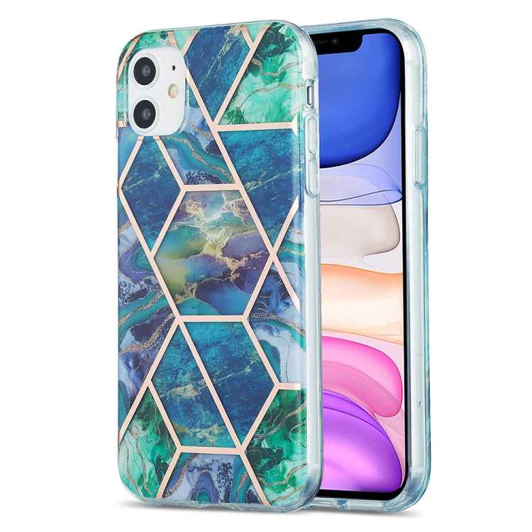 3D Electroplating Marble Pattern TPU Protective Case, For iPhone 11, For iPhone 11 Pro, For iPhone 11 Pro Max, For iPhone 12 mini, For iPhone 12 / 12 Pro, For iPhone 12 Pro Max, For iPhone XS / X, For iPhone XR