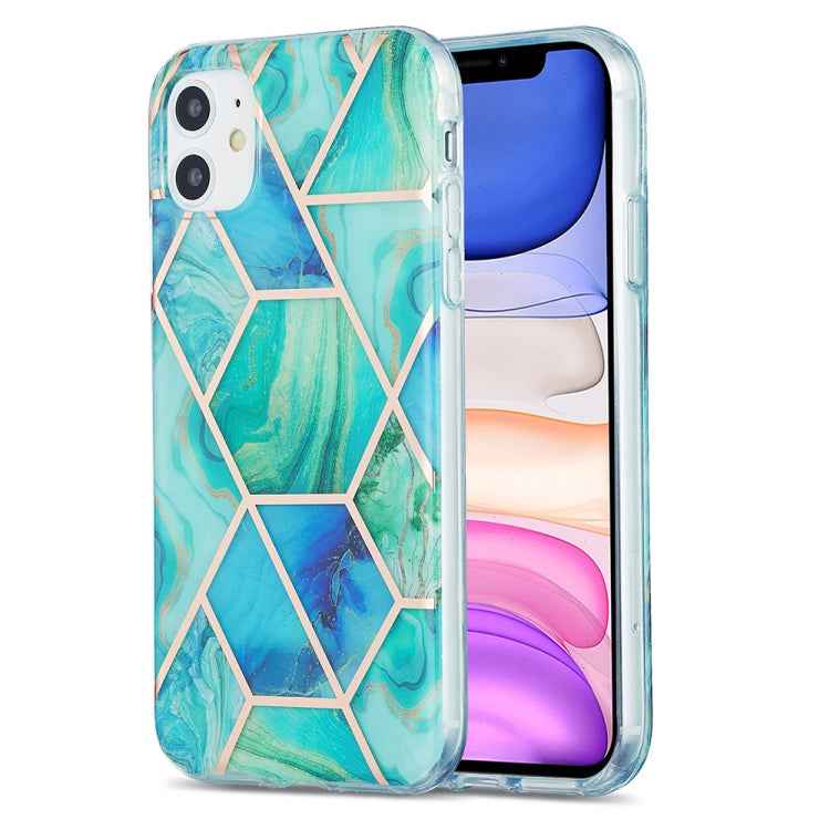 3D Electroplating Marble Pattern TPU Protective Case, For iPhone 11, For iPhone 11 Pro, For iPhone 11 Pro Max, For iPhone 12 mini, For iPhone 12 / 12 Pro, For iPhone 12 Pro Max, For iPhone XS / X, For iPhone XR