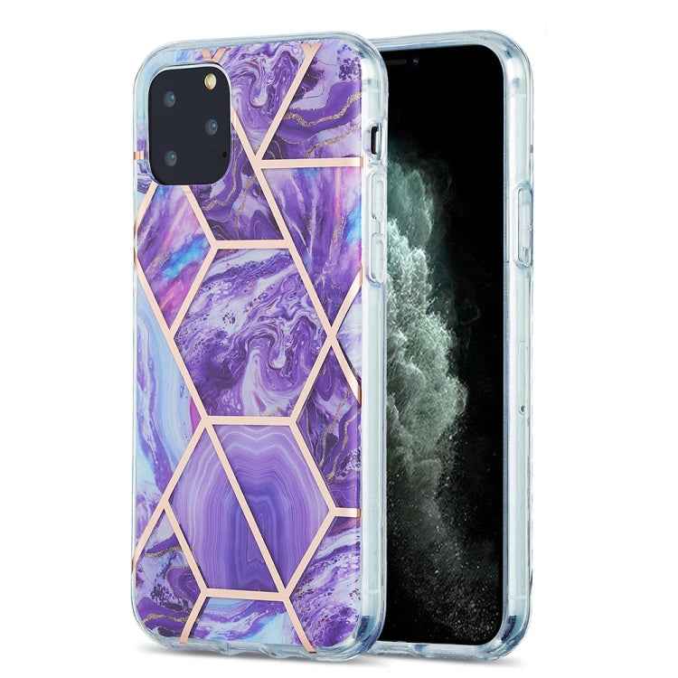 3D Electroplating Marble Pattern TPU Protective Case, For iPhone 11, For iPhone 11 Pro, For iPhone 11 Pro Max, For iPhone 12 mini, For iPhone 12 / 12 Pro, For iPhone 12 Pro Max, For iPhone XS / X, For iPhone XR