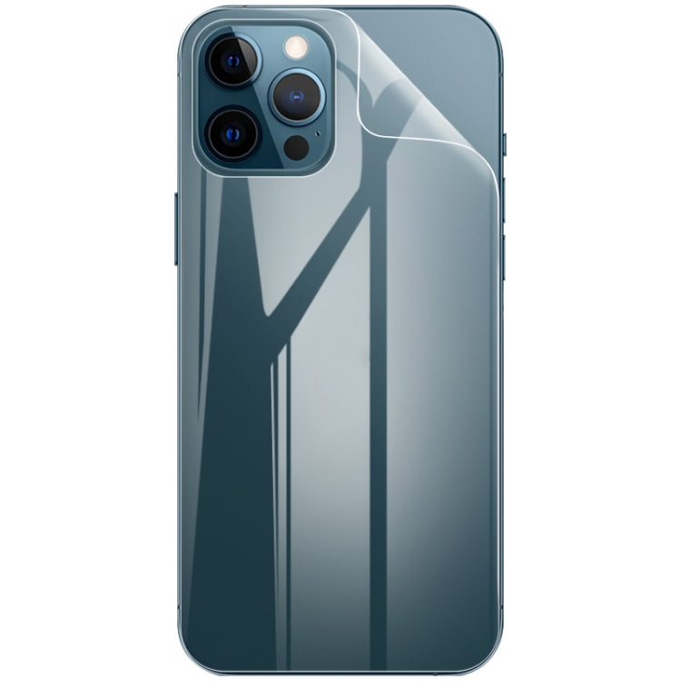 2 PCS IMAK 0.15mm Curved Full Screen Protector Hydrogel Film Back Protector, For iPhone 12 Pro Max