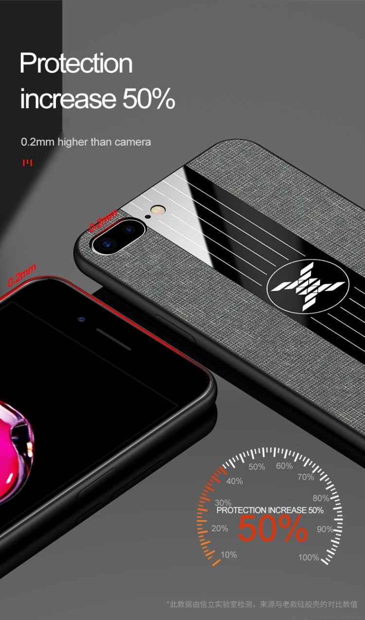 XINLI Stitching Cloth Textue Shockproof TPU Protective Case, For iPhone SE 2022 / SE 2020 & 8 & 7, For iPhone 8 Plus & 7 Plus, For iPhone XR, For iPhone X / XS, For iPhone XS Max, For iPhone 6 & 6s, For iPhone 6 Plus & 6s Plus